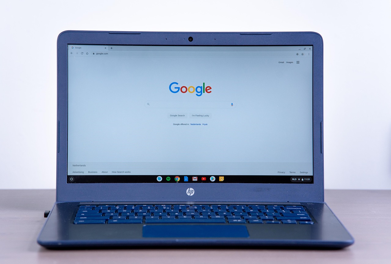 Google AI Overviews aparecendo em uma pesquisa feita no notebook